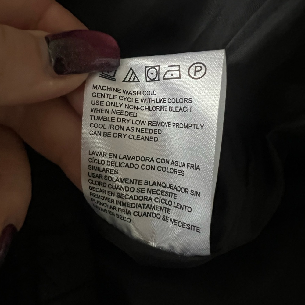 Black Quilted Jacket L - Picture 8 of 13